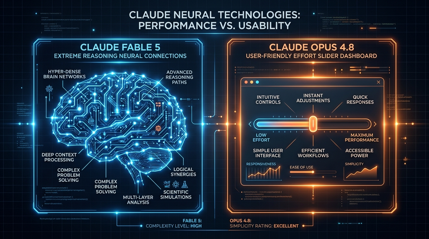 Claude Fable 5 vs Claude Opus 4.8 comparison