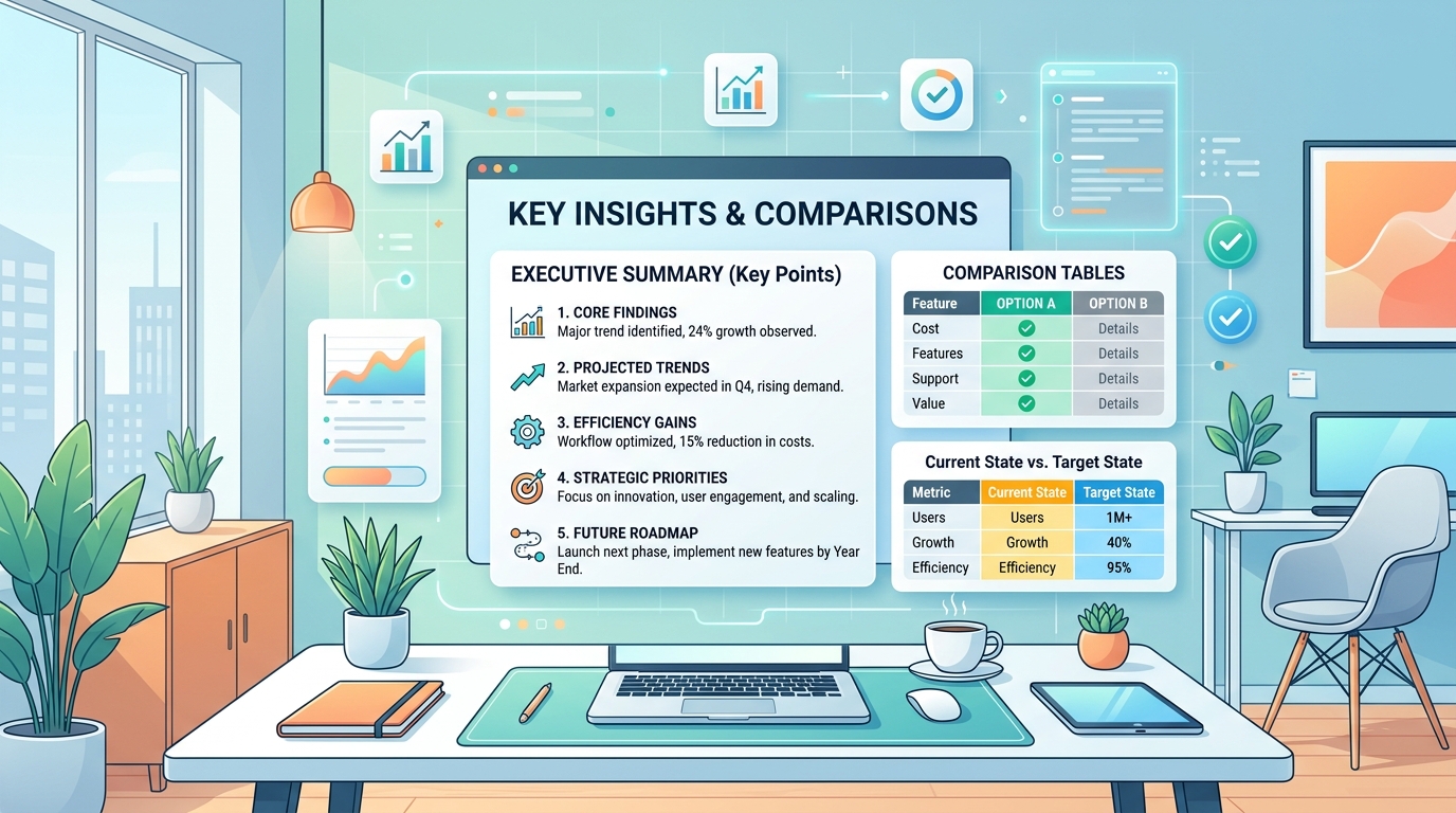 Prompt Research Summarization Interface